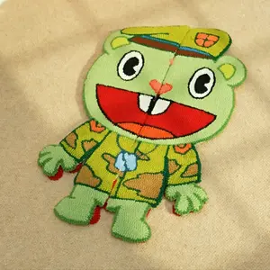 Happy Tree Friends Flippy Creative Double-Layer Carpet — Cozy Home Decor & Aesthetic Room Makeover with Soft, Fluffy Rugs