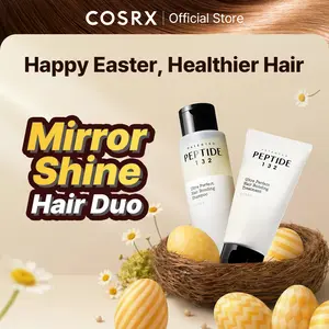 [COSRX Official] [48% OFF] PEPTIDE-132 Hair Solution Mirror Glow Duo, Shampoo & Treatment