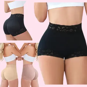 Waist Lace Shapewear Panty with Anti-Slip Silicone Band - Stretchy Breathable & Seamless Tummy Control Butt Lifting for Everyday Confidence Women's Basic Minimalist Multi Colors 3Pcs-BS