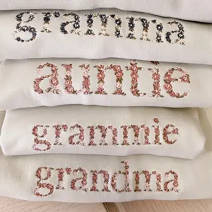 Custom Floral Sweatshirt - WRITE NAME AT CHECKOUT