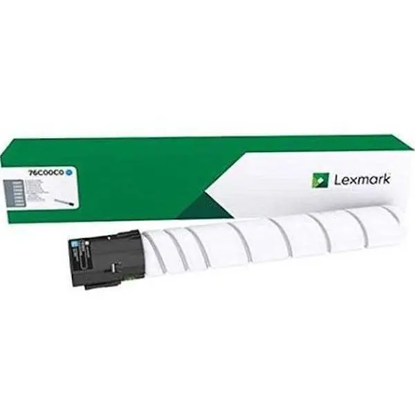 Lexmark 76C00C0 Cyan Toner Cartridge for cs/x92x Series - Advanced Shake-Free Print System, High Caliber, Outstanding Image Quality, Long-Life System Reliability