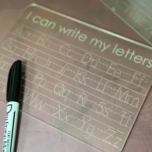 Educational Alphabet Tracing Board