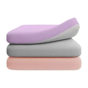 Classic Solid Color Dining Chair Cushion, Polyester Thickened Seat Pad for Office Chairs, Soft Slow Rebound Sponge, Anti-Slip Straps