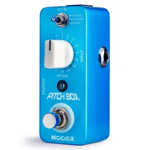 MOOER Digitech Drop Pedal, Guitar Harmonizer Pitch Shifter, MPS1 Guitar Effect Pedal Pitch Box, Harmonizer Guitar Pedal Pitch Box, Guitar Pedal Pitch Pedal for Electric Guitar Bass, with True Bypass