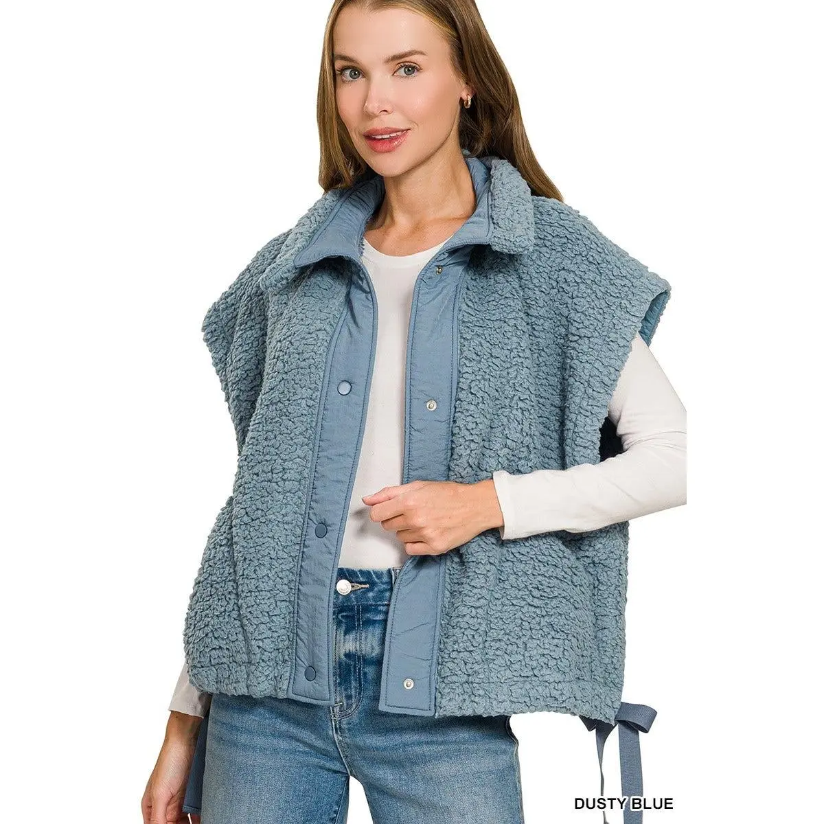 Oversized Faux Fur Vest