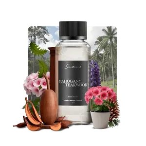 Mahogany Teakwood Fragrance Oil with Lavender & Cedarwood Scented for Diffusers and Home Use Woody Aroma