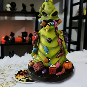 Spooky Witch Resin Statue, Decorative Sculptures, Perfect for Halloween Decor, Indoor Outdoor Use, Adds Eerie Charm to Your Home