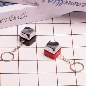 Electric Shock Prank Button Toy Electrocution Prank Key Chain Keychain Stress Relief Prank Gift