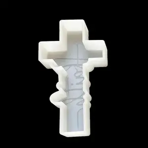 Rune Cross Silicone Mold – Aromatherapy Candle DIY