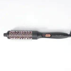 OllaBella Thermal Styling Brush Hair Tool with Ceramic Base and Adjustable Temperature Control Smooth