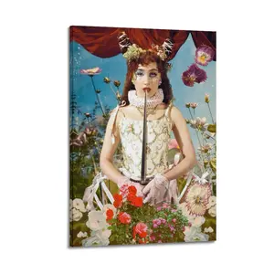 Chappell Roan Poster for Bedroom Aesthetic Canvas Wall Art Living Room Posters Painting Picture Print Modern Family Decor Artist Bathroom Poster