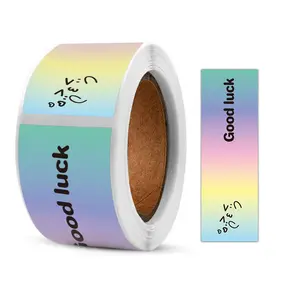 Good Luck Sticker Roll, Style Gift Packaging Seal Stickers, Hand Account Decoration Stickers, Creative Paper Craft Supplies