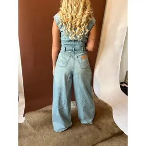 Wrangler Punchy Jumpsuit Bleached