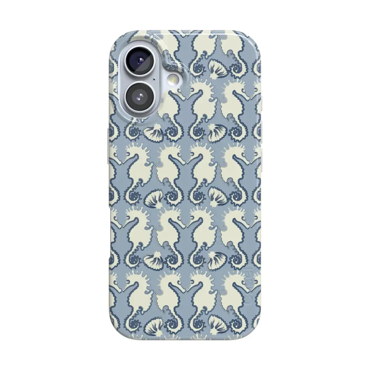 Casely iPhone 17 Case | Seahorse Drift | Coastal Blues | Compatible with MagSafe | Classic Ultra Thin Design