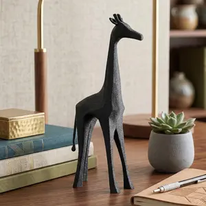 Giraffe Figurine, Minimalist Savannah Model, Modern Wildlife Decor, 3D Printed Nursery Gift