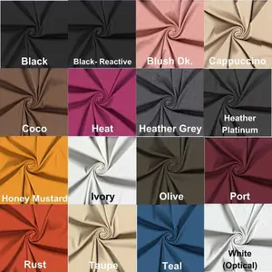Ponte De Roma Knit Fabric by the Yard, Stretchy Rayon Polyester Spandex 280GSM, Soft Plush Sewing Fabric for Dresses, Pants, Prom, Costumes, Crafts