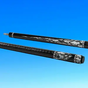 EVO RECON POOL CUE - GHOST - LEATHER WRAP