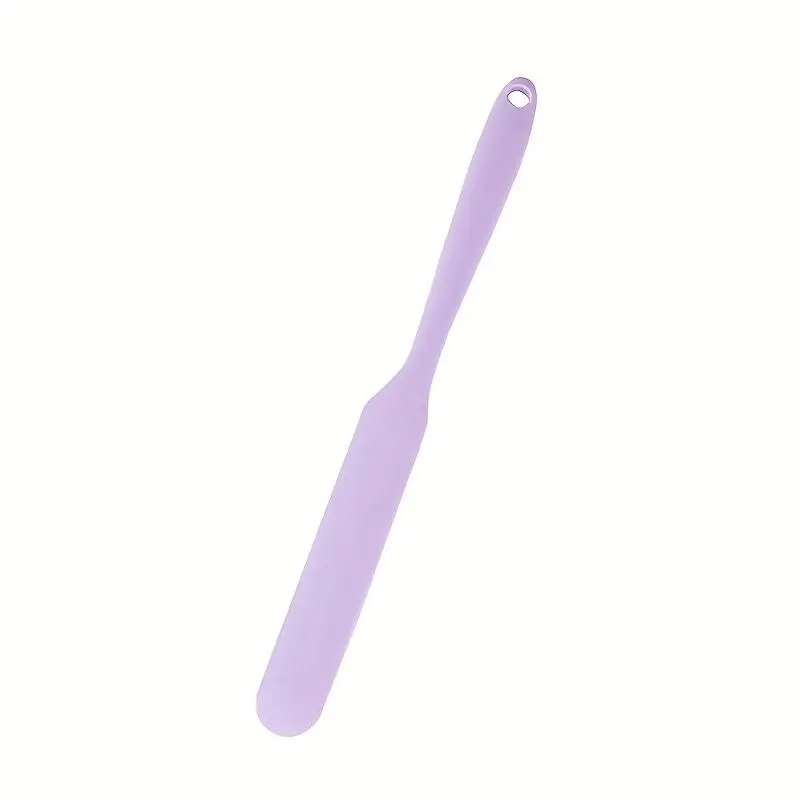 Long-Handled Silicone Spatula, Cream Spreader, Jam Applicator, Butter Scraper, And Cake Cream Scraper, Suitable for Scooping Jam from Jars Or Deep Containers. It Can Also Be Used for Spreading And Mixing Cream, Chocolate, Butter, And Batter