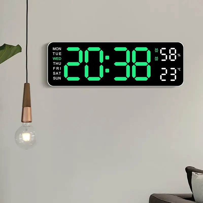 Digital Clock, 1 Count Multifunctional Electronic Led Display Clock, Simple Digital Clock, Desktop Table Clock, Home Decor, Room Decor, Gift Ideas