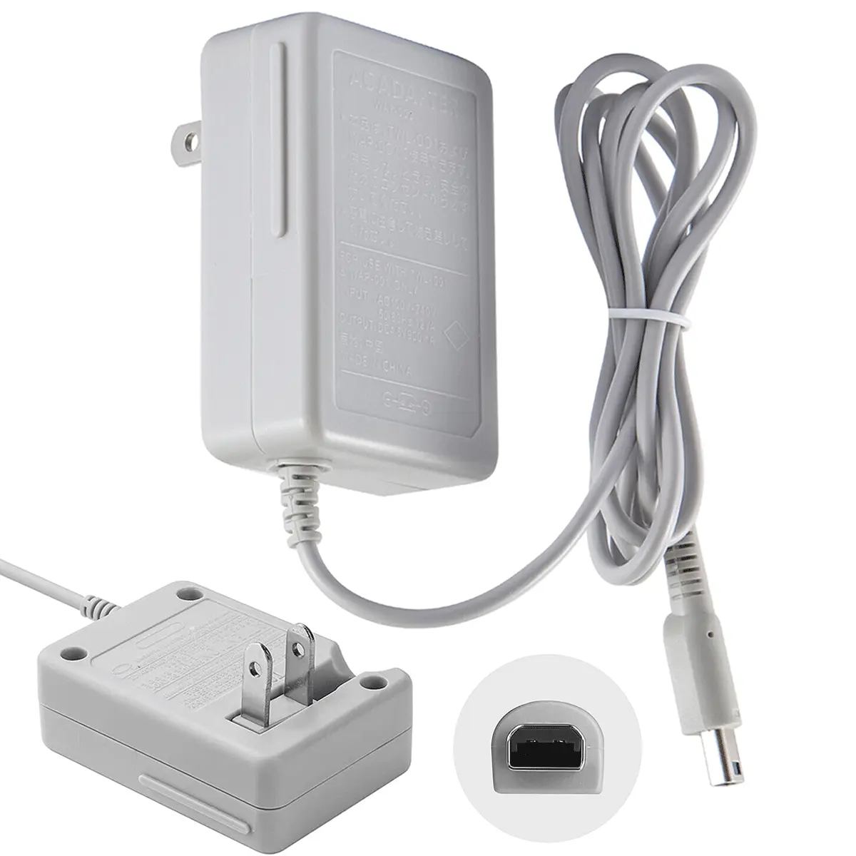 AC Adapter Home Wall Charger Cable Accessories for Nintendo DSi, 2DS, 3DS, DSi XL System - Voltage Adaptive Console Charger