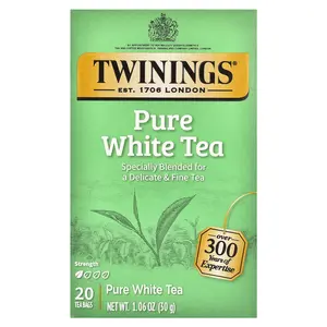 Twinings Pure White Tea, 20 Tea Bags, 1.06 oz (30 g)