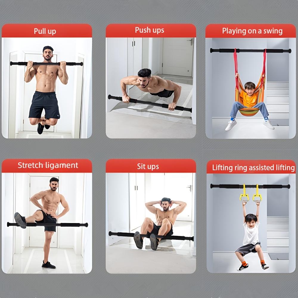 Adjustable Door Frame-mounted Pull-up Bars, Indoor Wall-mounted Bar Fitness Equipment, No Drilling Required, Perfect for Strength Training and Bodyweight Workouts, The Perfect Gift for Halloween, Thanksgiving, Black Friday or Birthday