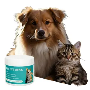 25/50/100 Pcs Multi-Functional Pet Cleaning Wipe Gloves, Grooming Products - Gentle Tear Stain & Black Chin Remover, Antibacterial Rinse-Free for Dogs & Cats