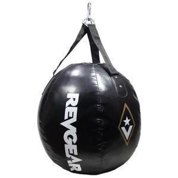 Revgear Wrecking Ball Punching Bag - Heavy Duty Synthetic Leather for Improved Striking and Accuracy