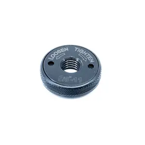 5/8"-11 Quick Release Self-Locking Nut for Cordless Angle Grinders Heavy Duty Metal Hardware Fast Installation & Removal Prevents Loosening During Operations