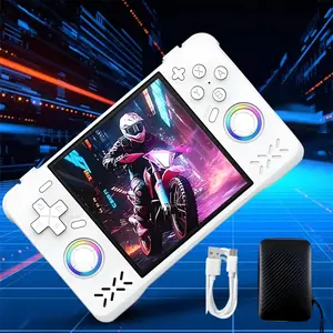 Vintage Handheld Game Console Xf40h, 18000+ Classic Games, Linux Os, 4000mah Battery, WiFi Multiplayer, Hall Effect Buttons, 2.4g Wireless Controller Support, Wireless Gaming Console, Portable Handheld Console