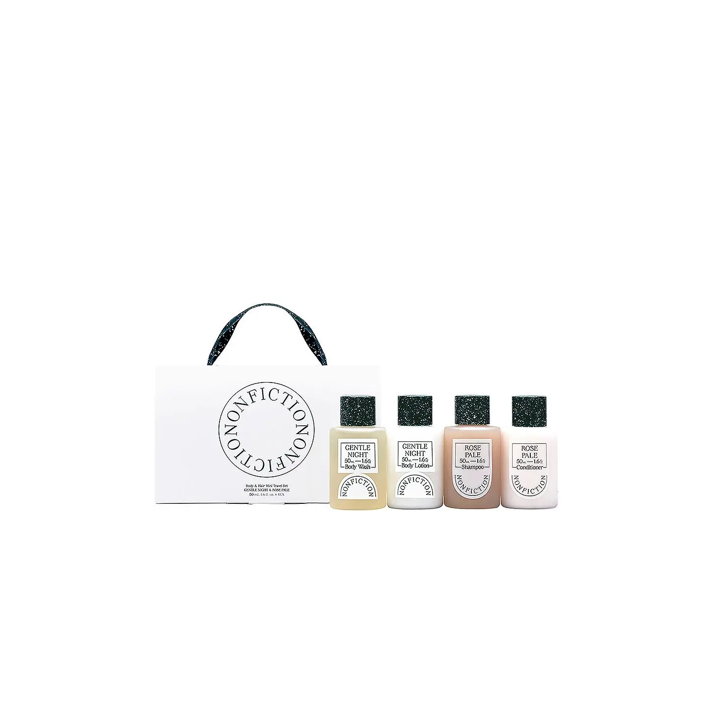 NONFICTION Body & Hair Mini Travel Set in Gentle Night & Rose Pale