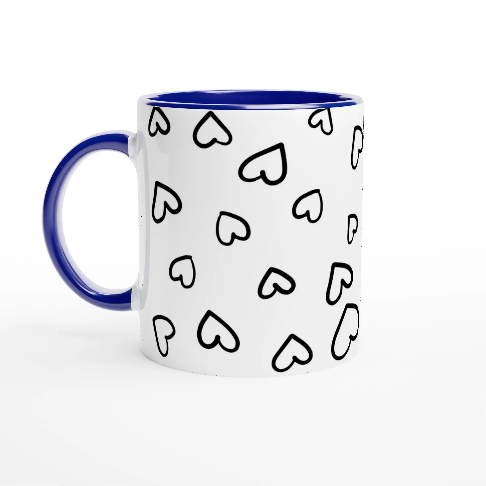 Blue 11oz Ceramic Mug Available in 7 Colors