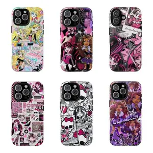 Monster High Character-Themed Phone Case — Durable & Sturdy Edition. Compatible with iPhone 16/15/14/13/12/11/17 Pro Max/Plus Series. A Thoughtful Gift for Her.