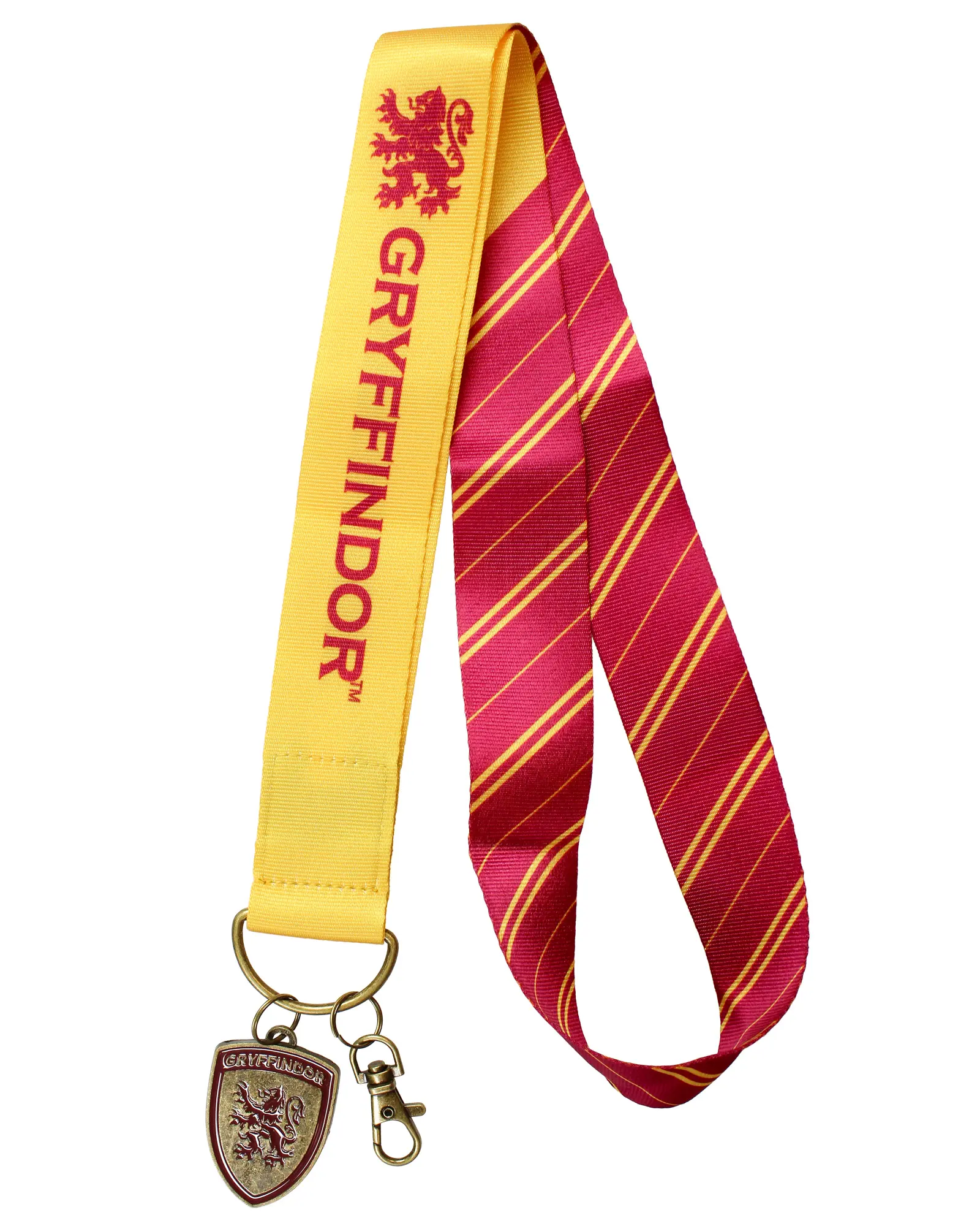 Harry Potter Lanyard With Embossed Metal House Pendant - Extra Wide 1.75" Width Perfect For Pins