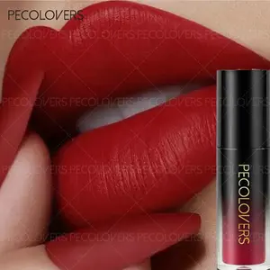 1PC Nude Velvet Lipstick Lip Gloss Makeup Waterproof Non-stick Cup Lip Tint Matte Long Lasting Sexy Red Brown Liquid Lip Stick Beauty Enthusiasts