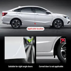 Transparent Car Protection Sticker, Door Corner Protector, Fits Toyota Models, Automotive Accessories, Ca Prop 65 Compliant