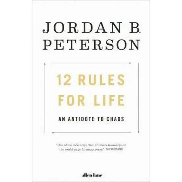 Used Psychology Book - 12 Rules For Life, #1 International Bestseller, Very Good Condition, Soft Cover by Jordan B. Peterson, Allen Lane, English Language