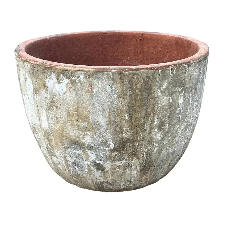 Vietnamese Low Ribbed Planter - Medium