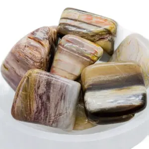 Petrified Wood 2 Pieces Trendy Teen Natural Crystal Spiritual Healing Copper lapis Elastic Bracelet Lazuli Gemstone Tiger Stone Tiger's Eye Hand-Selected Bundles Triple Protection