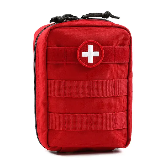 Orca Tactical MOLLE First Aid Pouch, Empty Heavy Duty IFAK Pouch, Emergency Pouch Ideal for Home or Car and for EMTs Camping and Hiking