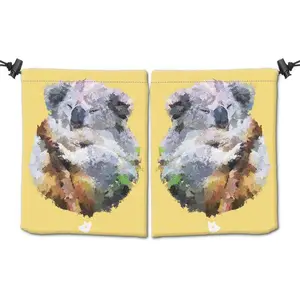 Round Koala Dice Bag