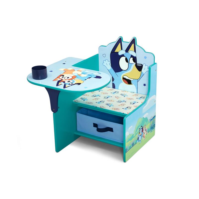 Bluey Chair Desk with Storage Bin