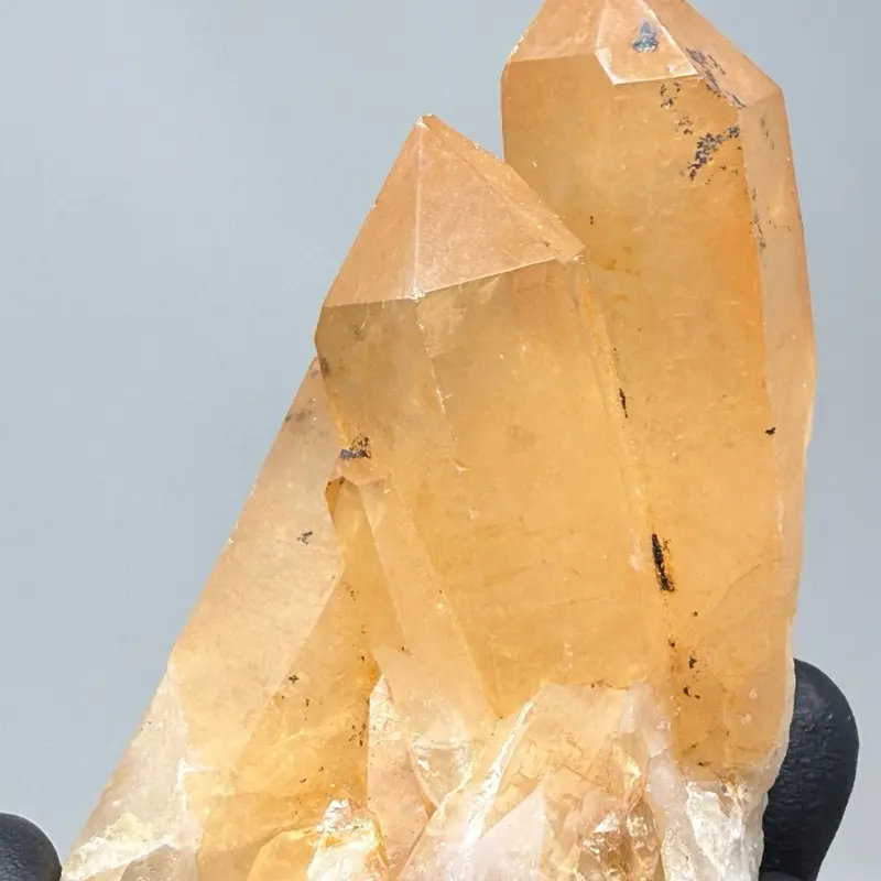 3.5” inch Tangerine Quartz Cluster Specimen