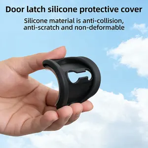 Car Silicone Door Lock Shock Absorber Cover, Full Coverage Anti-Scratch Rust Proof Car Decor Accessories, Stylish Protection for Your Vehicle, Car Vehicle Decoration