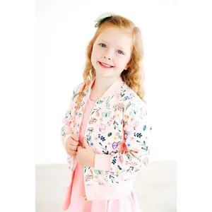 Butterfly Meadows Satin Jacket