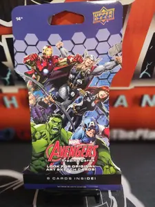 Upper Deck Marvel Avengers 2024 Sleeved Pack! 6 Cards Per Pack!
