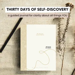 Bold Self-Discovery Journal - Thirty Days of Self-Discovery: A guided journal for awareness and clarity about all things YOU.