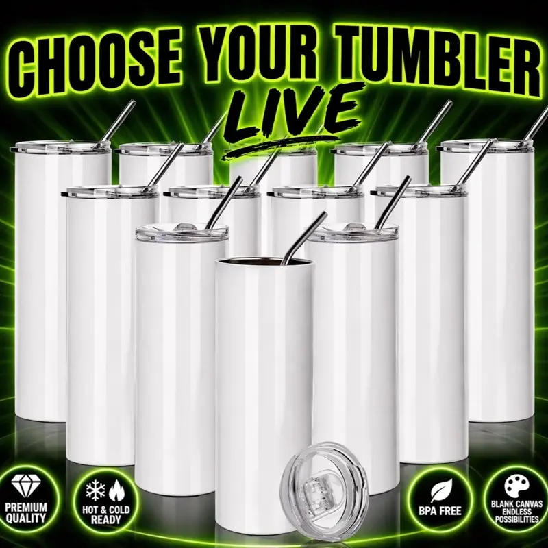 Live Tumbler/Glass Cups Sale