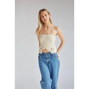 Sawyer Crochet Tube Top