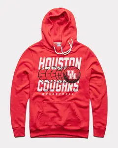 Retro University of Houston (UH) Logo Hoodie - College Sports Fan Apparel, Cool Game Day Outfit, Gifts for All, for Fans, Trending Us Streetwear, Viral on Tiktok Long Sleeve